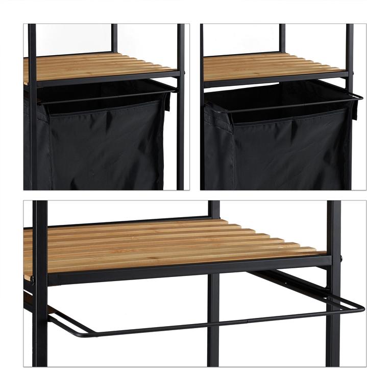 Produktbild Relaxdays Rollregal (39 x 32.5 x 89.5 cm)