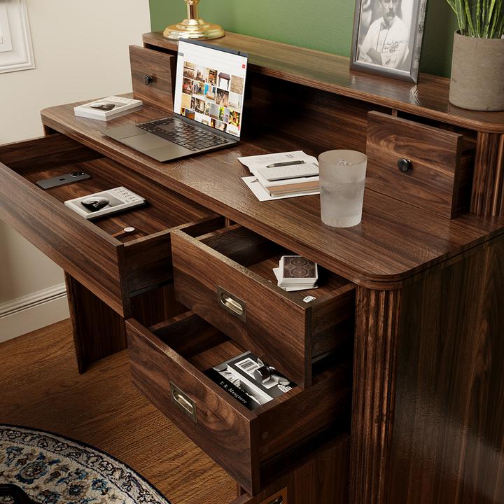 Actual product image Vichy Desk Neria, Rustic oak, 120 x 50 cm