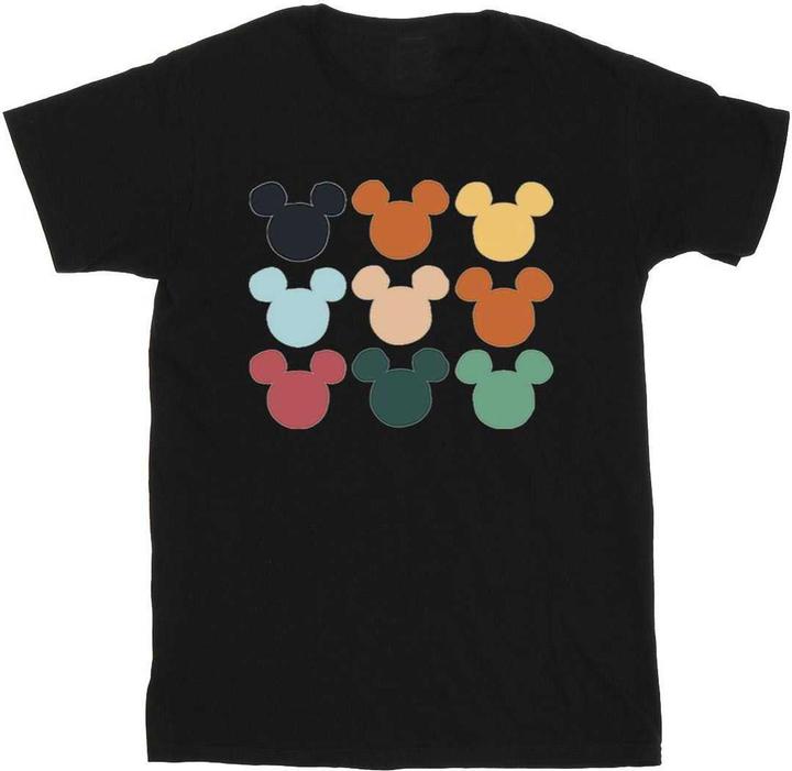 Disney Mickey Mouse Heads Square TShirt Jungen