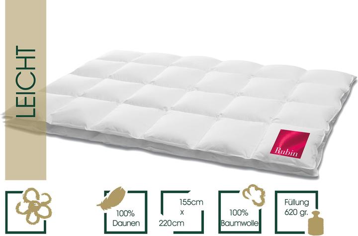 Actual product image Hanskruchen Rubin (620 g, 155 x 220 cm)