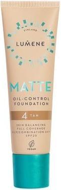 Lumene Matte Oil-Control Foundation Spf20 4 Tan 30ml
