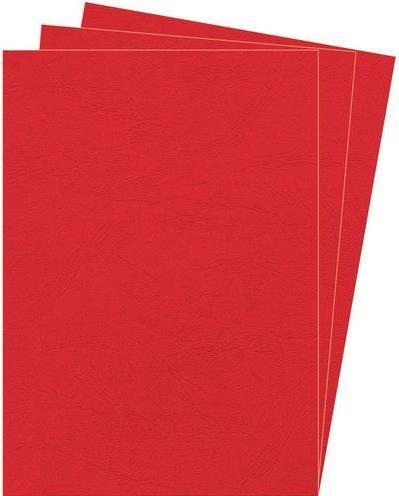 Produktbild Fellowes Delta Deckblatt mit Lederstruktur, rot