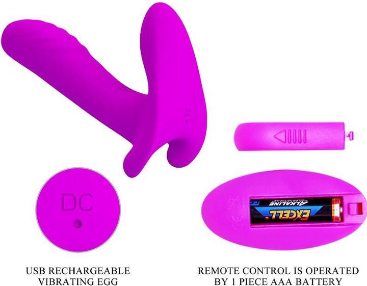 Actual product image Lovetoy PRETTY LOVE -REMOTE CONTROL MASSAGER, 12 vibration functions Wireless remote control