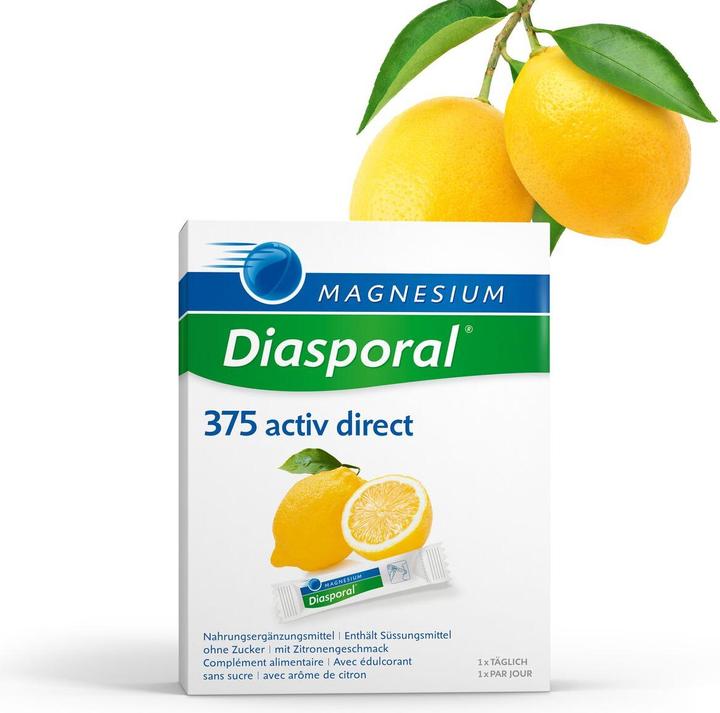 Produktbild magnesium diasporal Magnesium Activ Direct (60 Stück, Pulver, 154 g)