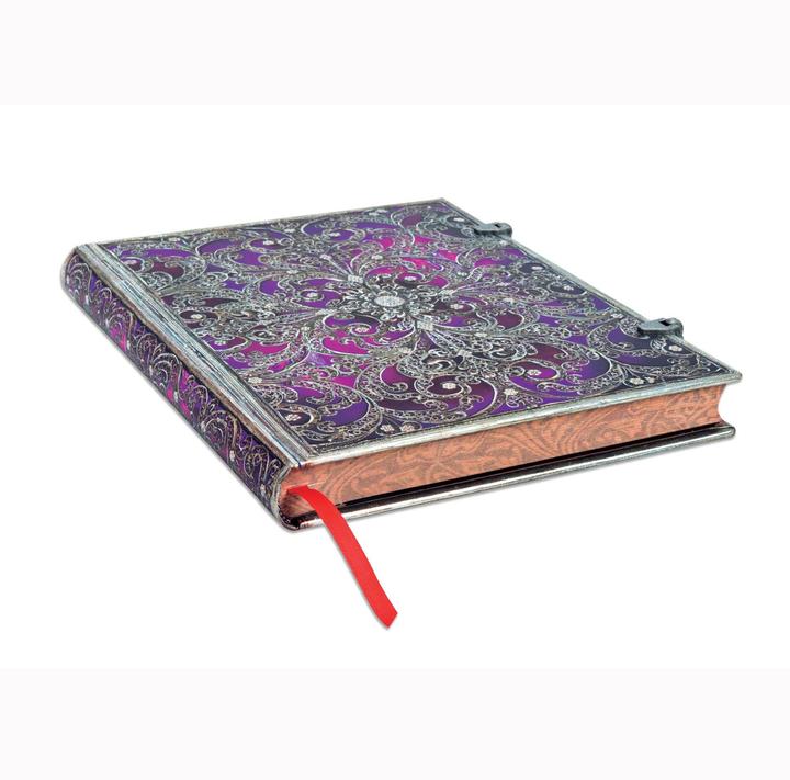 Image du produit Paperblanks Aubergine (180 x 230 mm, À rayures, Couverture rigide)