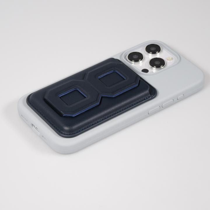 Produktbild PhoneLook Magnetischer Kartenhalter wallet MagSafe veganes Leder mit starkem Magneten und integriertem Klappst