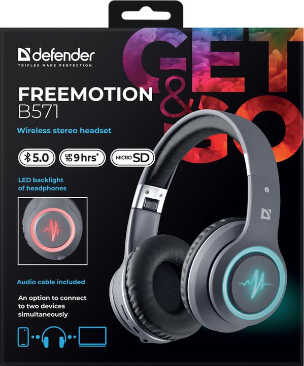 Actual product image Defender Freemotion B571 (ANC, 8 h, Wireless, Cable)