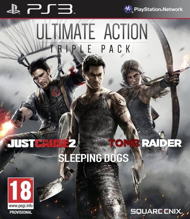 Produktbild Square Enix Just Cause 2, Sleeping Dogs & Tomb Raider Bundle (PS3, EN)