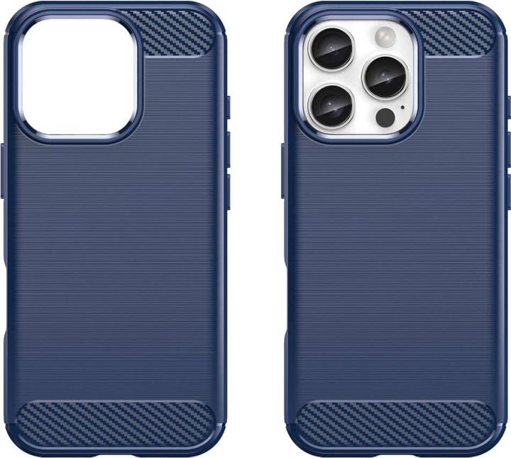 Produktbild Cover-Discount iPhone 16 Pro - Metall Carbon Look Hülle (Apple iPhone 16 Pro)