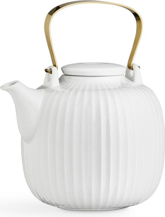 Actual product image Kähler Hammershøi Thepot - White (693040/17007) (1.20 l)