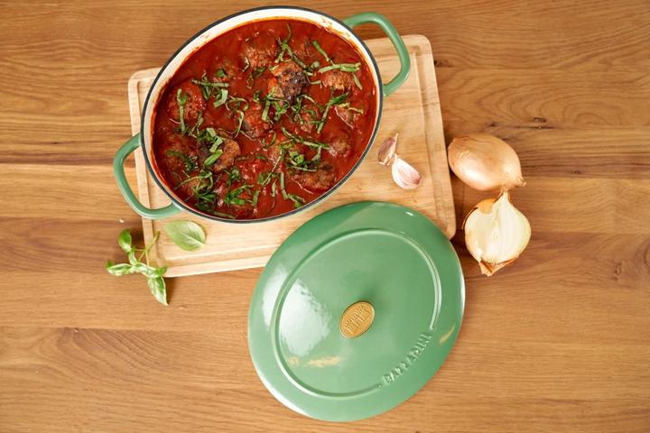 Image du produit Ballarini Bellamonte Cocotte 23 cm, ovale, Vert (23 cm, Cocotte + faitout, Fonte)