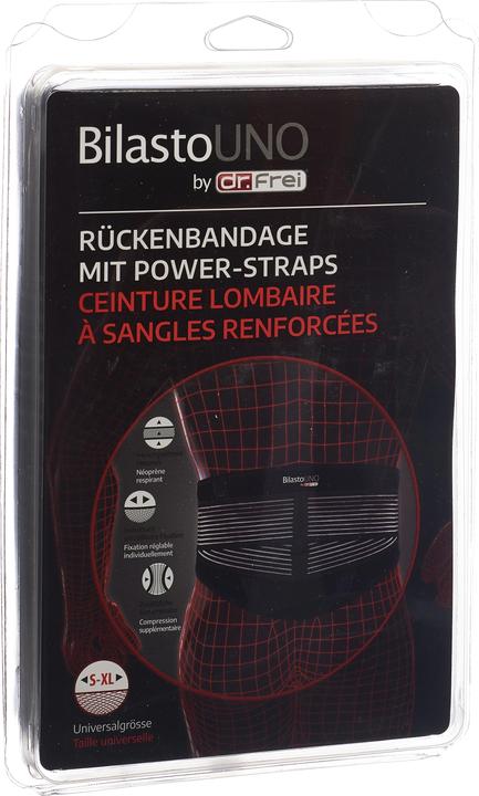 Bilasto Uno Rückenbandage mit Power Straps (One Size)
