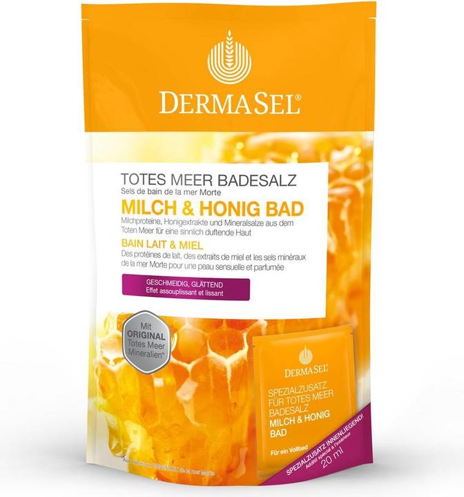 DermaSel Badesalz Milch & Honig deutsch/französisch (Badesalz)