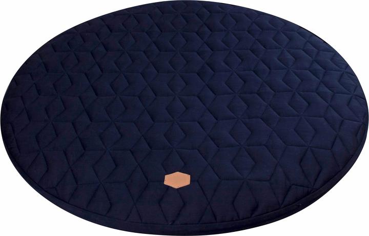 Filibabba Tappetino da gioco - Soft Quilt Dark Blue (90 x 2 x 90 cm)