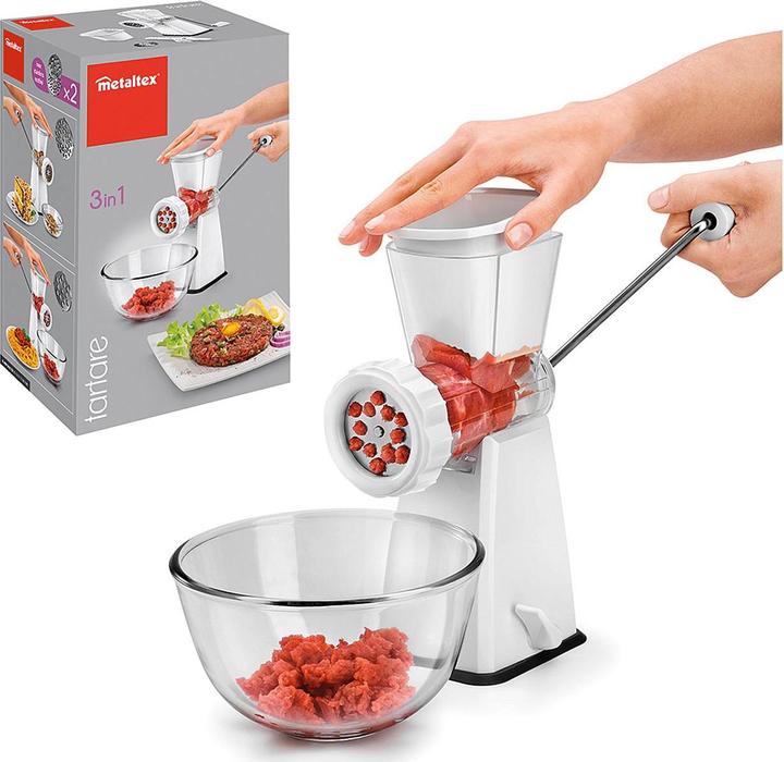 Image du produit Metaltex Hachoir à viande 'Tartare' 3 en 1