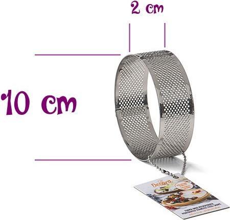 Image du produit Decora Cercle à tarte Perforé Ø 10 cm (10 cm)