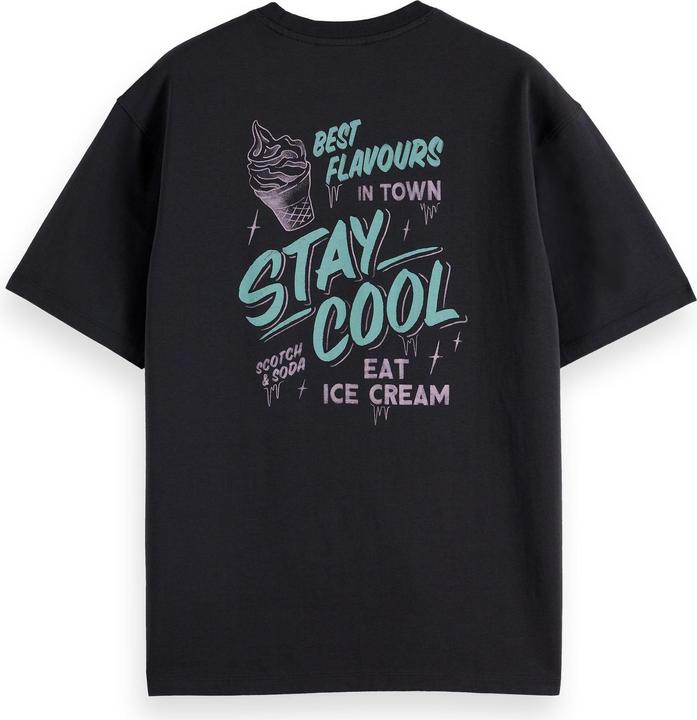 Actual product image Scotch & Soda Relaxed-fit front and back artwork T-shirt (L)
