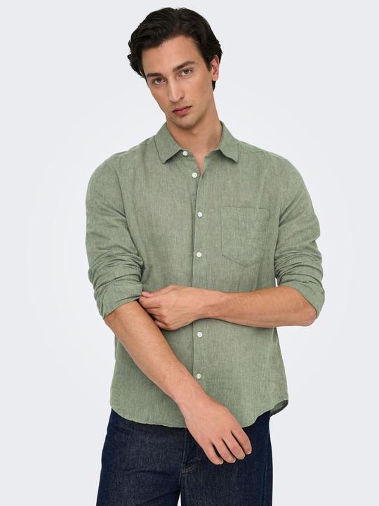 Produktbild Only & Sons Onscaiden Life Reg Ls 1 Pkt Shirt Noos (XS)