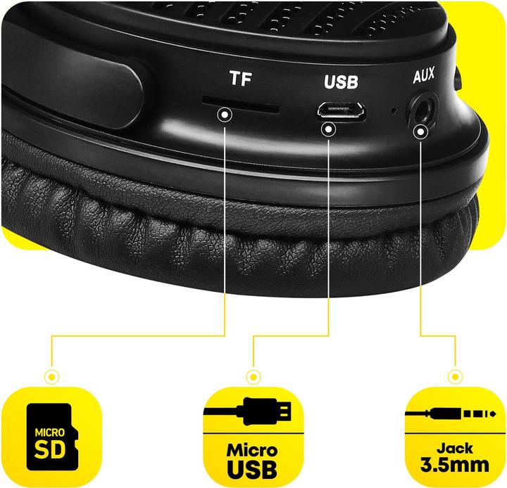 Actual product image Inkax HP-07 Bluetooth Headset (No noise cancelling, Wireless)