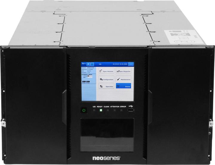 Produktbild Tandberg Data Tape Library OV-NEOxl92xDFC NEOxl 80 LTO-9, 80-Slot (LTO, 3600 GB)