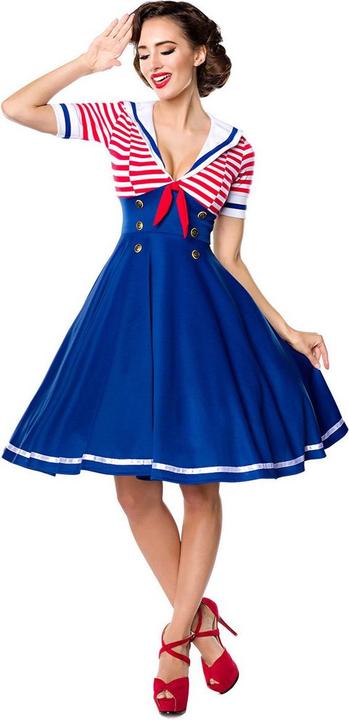 Produktbild Belsira Swing-Kleid im Marinelook (L)