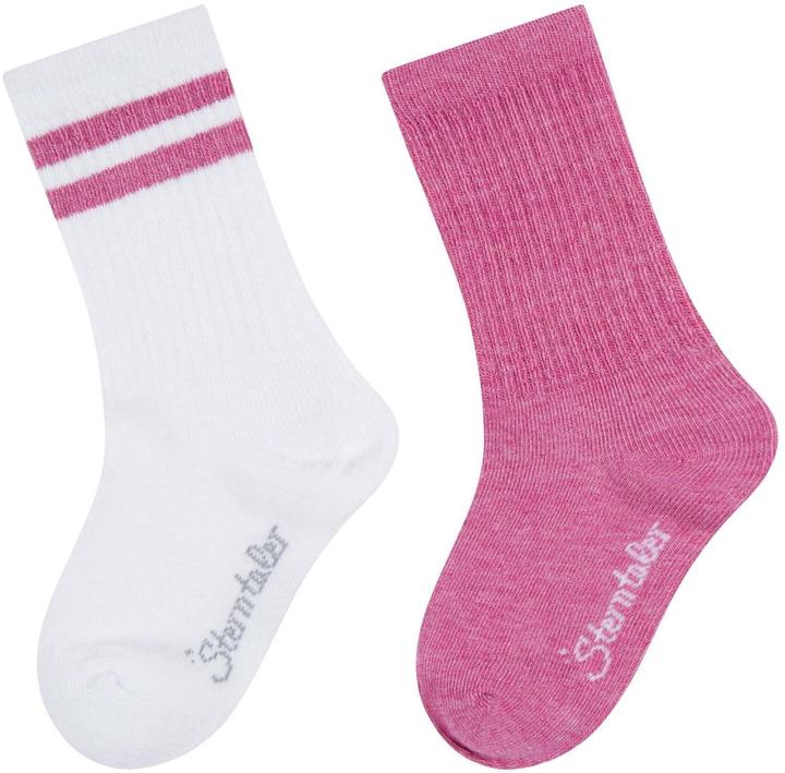 Immagine prodotto Sterntaler Socken Active Uni lang 2er Set Pink Melange Gr. 19-22 (19 - 22)