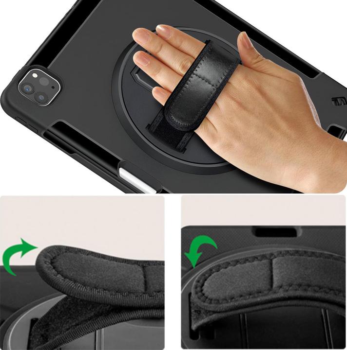 Immagine prodotto 4smarts Impugnatura robusta della custodia (iPad Pro 12.9 2018 (3. Gen), iPad Pro 12.9 2020 (4. Gen), iPad Pro 12.9 2021 (5a generazione), iPad Pro 12,9 2022 (6a generazione))