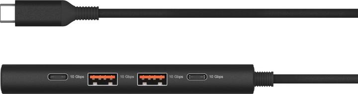 Actual product image Icy Box IB-HUB1437-CPD (USB-C, 4 Ports)