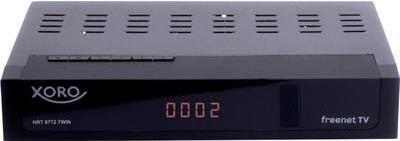 Produktbild Xoro DVB-T2 Receiver HRT 8772 TWIN freenet TV-Entschlüsselung (3 Monate gratis), Deutscher DVB-T2...