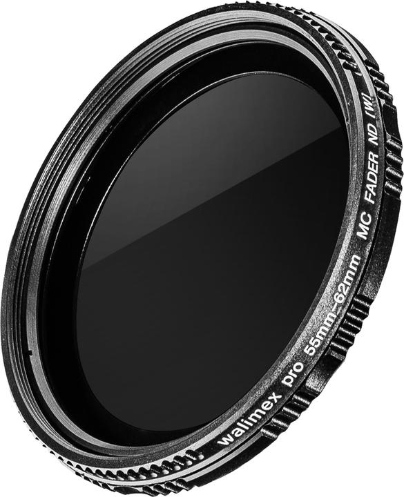 Image du produit Walimex pro par fader ND ND2 - ND400 traité 55 mm (55 mm, Filtre gris neutre, 55 mm)
