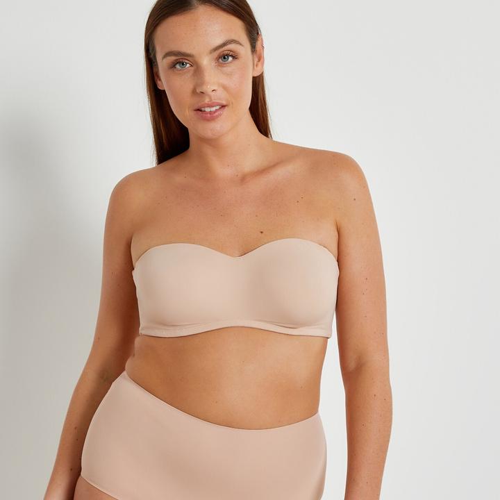 Produktbild La Redoute Collections Bandeau-BH aus Mikrofaser (100 C)