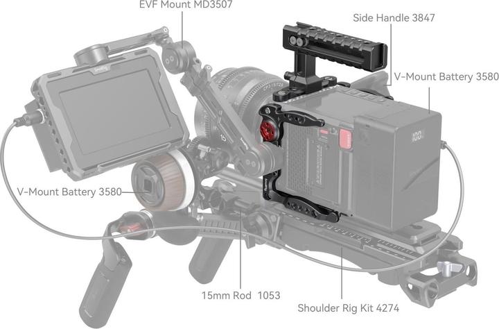 Actual product image SmallRig Basic Cage Kit for RED KOMODO / KOMODO-X 4110 (Cage)