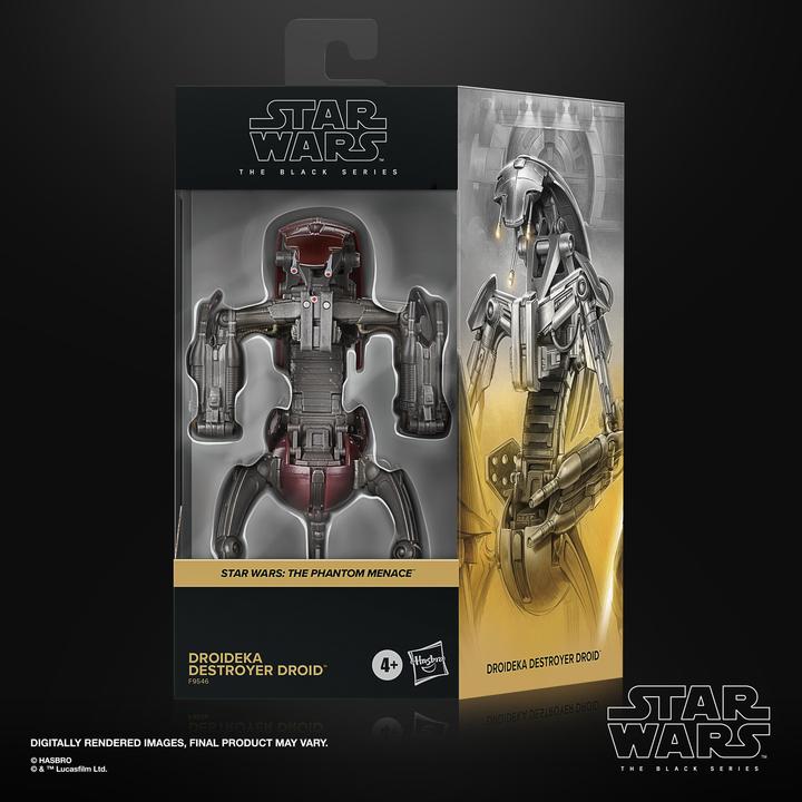 Actual product image Hasbro Star Wars Episode I Black Series Droideka Destroyer Droid