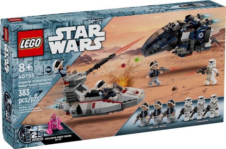 Produktbild LEGO Imperial Dropship vs. Rebel Scout Speeder (40755, LEGO Star Wars)