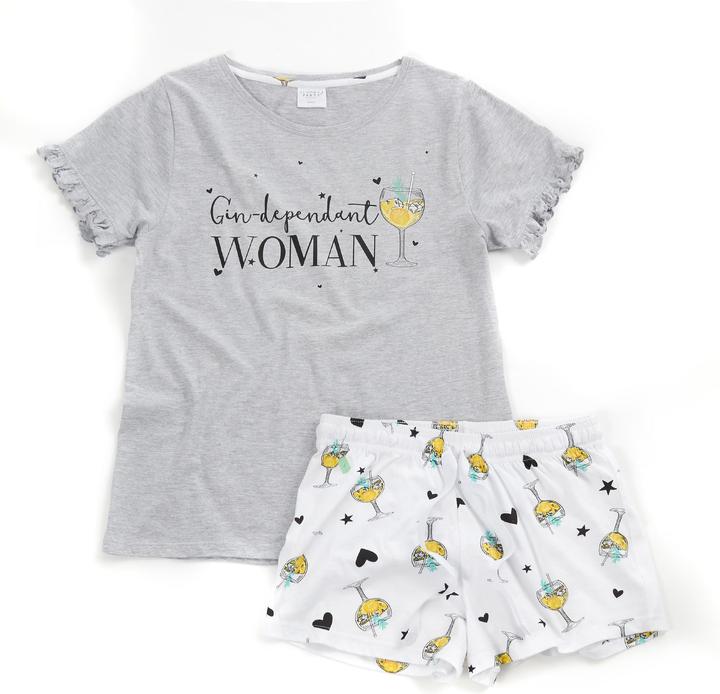 Slumber Party Womens/Ladies Gin-dependant Woman Short Pyjamas (M)