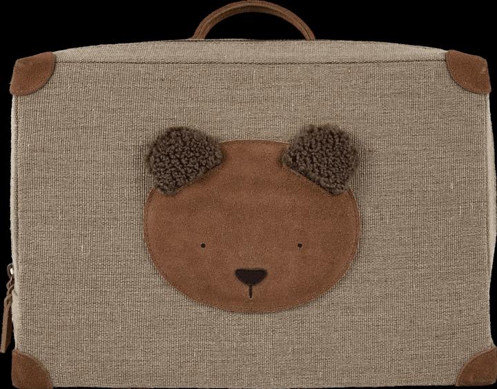 Actual product image Donsje Paaki Rucksack Fluffy Bear Teddy Brown