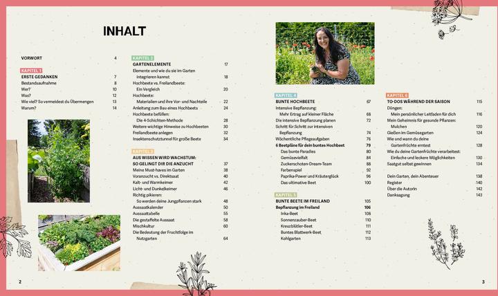 Produktbild Bunte Beete - Einfach gärtnern mit intensiver Bepflanzung in Hochbeet und Freiland (Deutsch, Saskia Voigt, 2025)