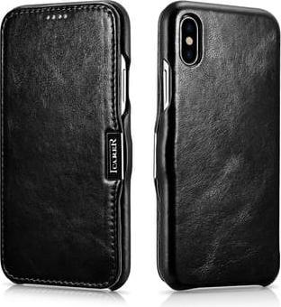 Immagine prodotto iCarer iPhone Xs max - Luxury Series Custodia Flip nera RIXS04 (Apple iPhone XS Max)