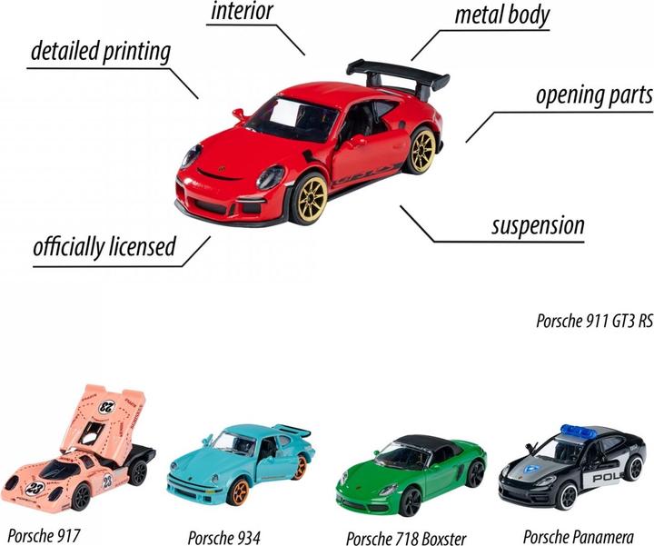 Produktbild Majorette Porsche Fahrzeuge