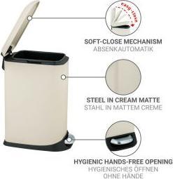 Actual product image Wenko Treteimer Design Easy-Close (12 l)