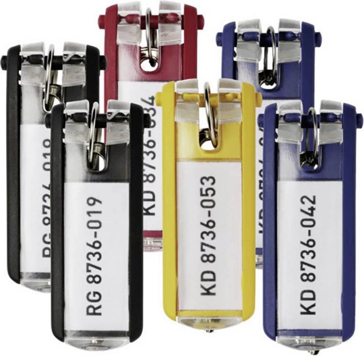 Actual product image Durable Keychain 194927 KEY CLIP Multicolor 24pcs.