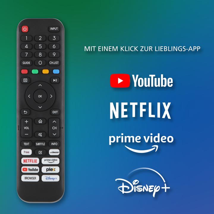 Produktbild Telefunken Fernseher 24 Zoll Smart TV VIDAA XH24VP550M-W HD Fernseher HDR TV mit Triple-Tuner (24", LED, HD, 2025)