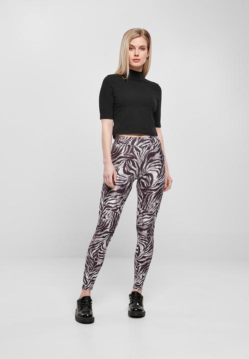 Actual product image Urban Classics Ladies Soft AOP Leggings - 16531 (4XL)