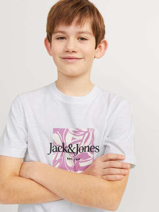 Actual product image Jack & Jones Jorlafayette Branding Tee Ss Crew Jnr (176)
