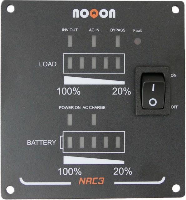 Noqon NRC3 remote control with charge level indicator for inverter