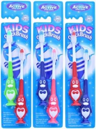 Image du produit Beauty Formulas Active Oral Care - Kids Quick Brush 3-6 Years Toothbrushes For Children Penguin 2 Pcs. (2 x)