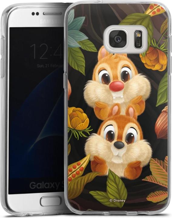 Produktbild DeinDesign Silikon Hülle für Samsung Galaxy S7 Handyhülle Case Smartphone Schutzhülle Chip und Chap Disney (Samsung Galaxy S7)