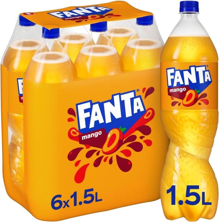 Actual product image Fanta Mango (6 x 150 cl)
