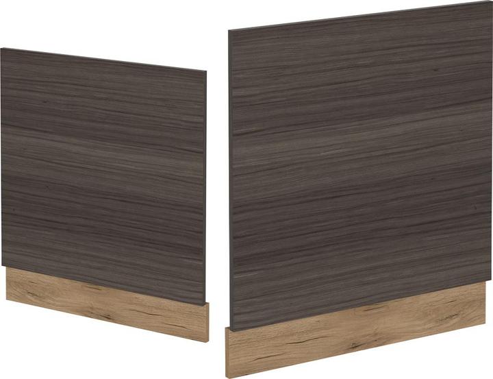 Produktbild Vicco Geschirrspülblende R-Line, Edelgrau/Goldkraft Eiche, 60 cm ohne Arbeitsplatte