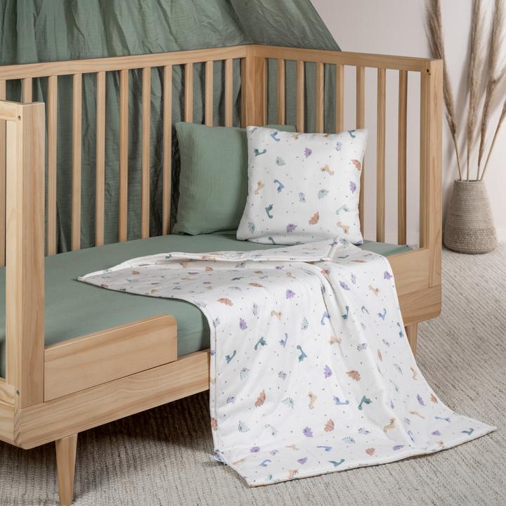 Produktbild Julius Zöllner Jerseydecke gefüttert, Little Dinos (25 x 10 cm)